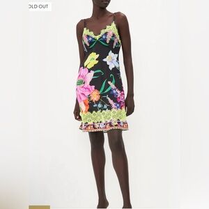 Camilla Short Slip Dress With Topstitching: Away With The Fairies